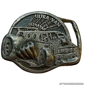 Buck-L-Up Ultra Van solid metal belt buckle from 1975